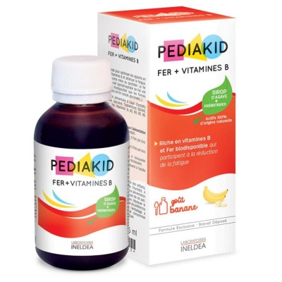 pediakid fer+vitamines b 125ml